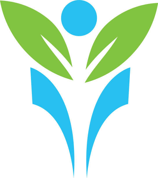 健康生活标志模板图标图片下载