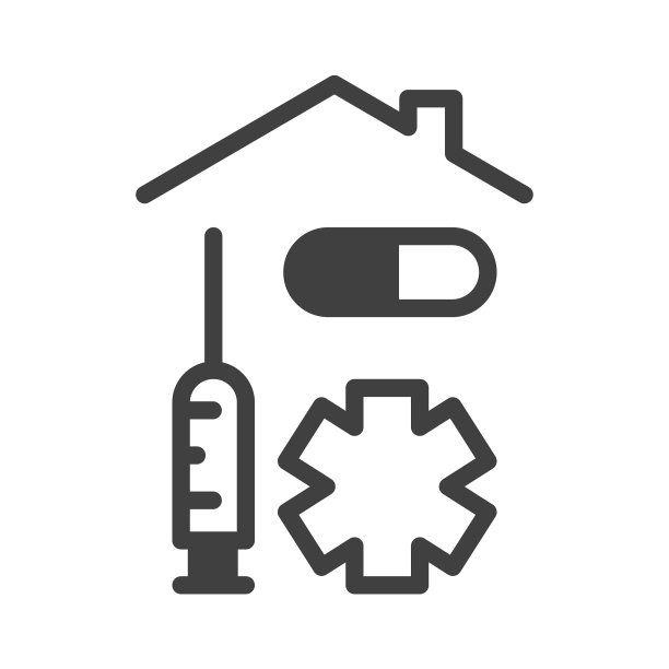 居家治疗和自我用药图标图片下载