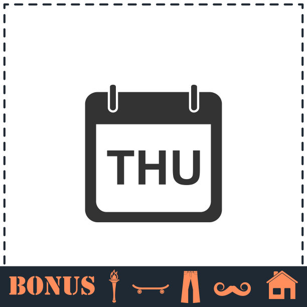 日历图标平图片下载