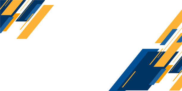 抽象的蓝色和黄色矩形线形图片下载