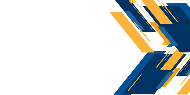 抽象的蓝色和黄色矩形线形图片下载