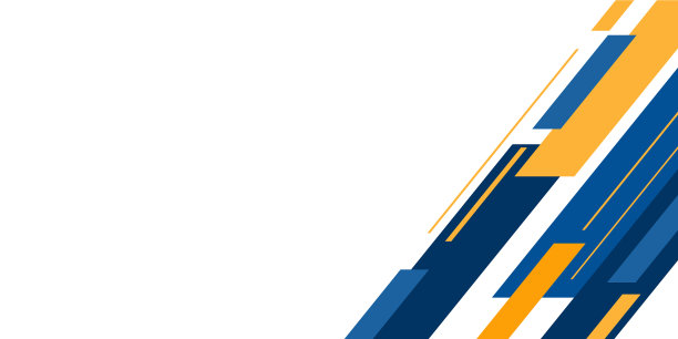 抽象的蓝色和黄色矩形线形图片下载