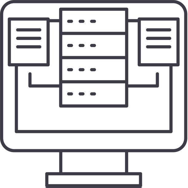 备份概念图标线性隔离图片下载