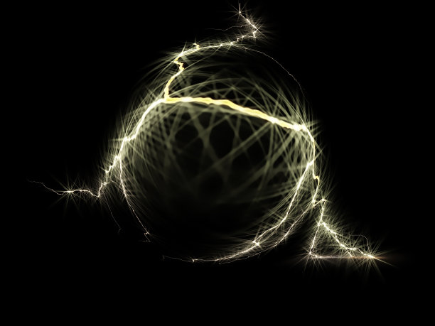 数字渲染能量光电气背景图片下载