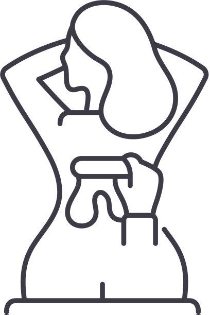 背蜡图标线性隔离图片下载