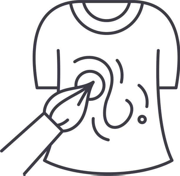 T恤设计概念图标线性孤立图片下载