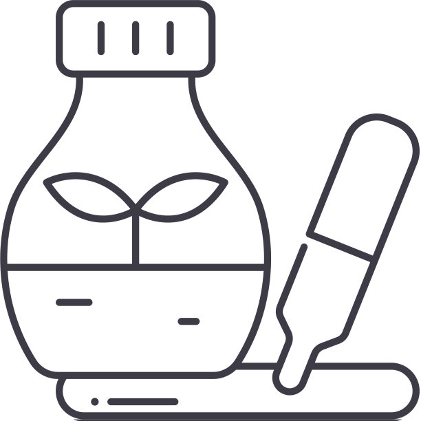 血清概念图标线性分离图片下载