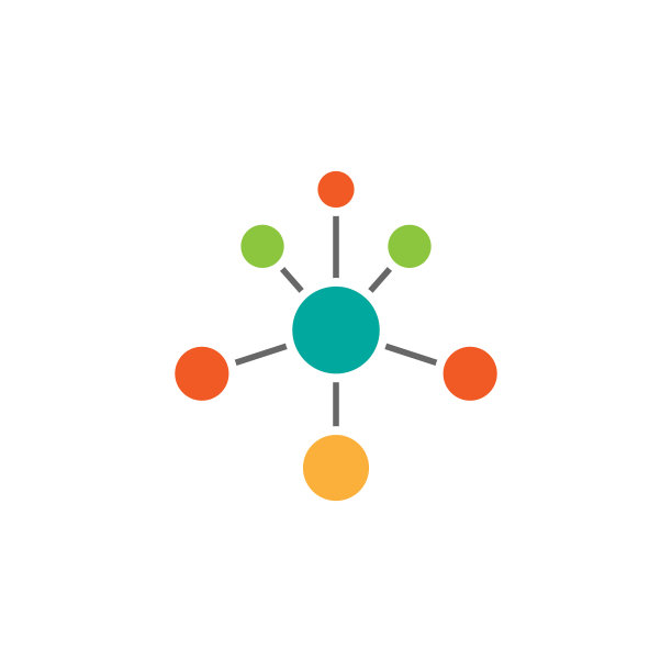 集线器网络连接图标隔离在白色图片下载