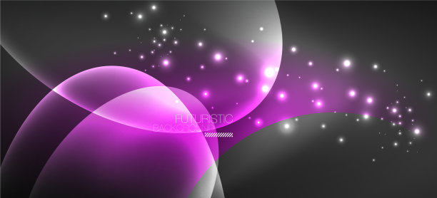 霓虹椭圆抽象背景闪亮明亮图片下载