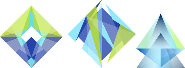 抽象几何图形集合面图片下载