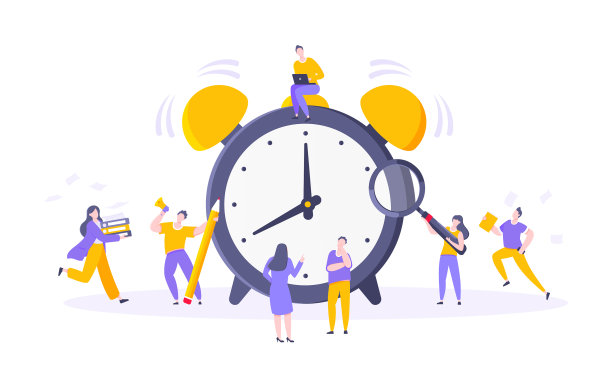 良好的工作时间或有效的时间管理图片下载