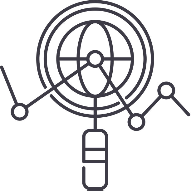 搜索引擎优化线性图标图片下载