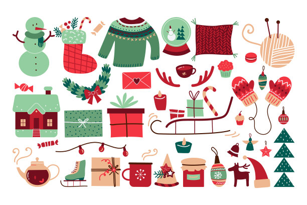 冬季打印涂鸦集图片下载