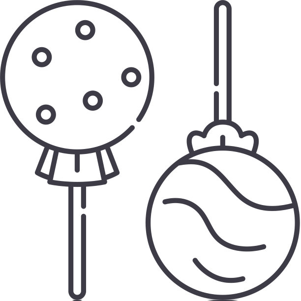 棒棒糖图标线性孤立薄图片下载