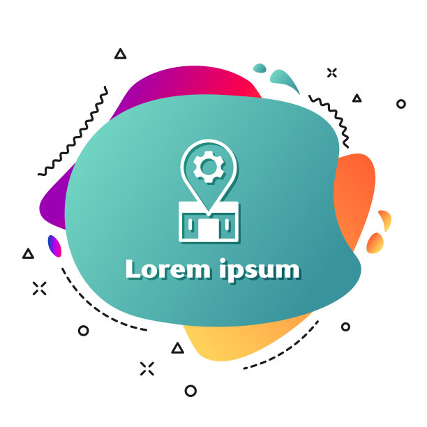 白色自行车维修服务图标孤立图片下载