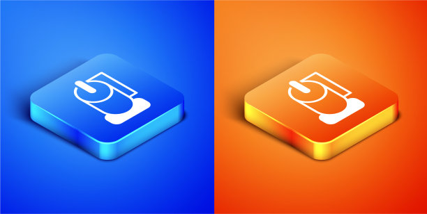 等距厕纸卷图标隔离在蓝色图片下载