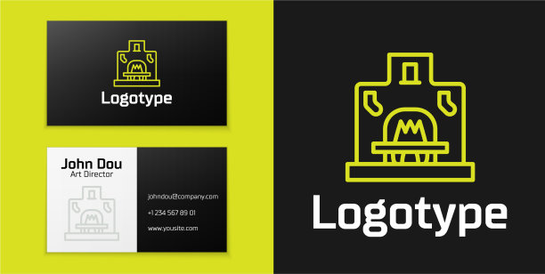 标识式线内部壁炉图标孤立上图片下载