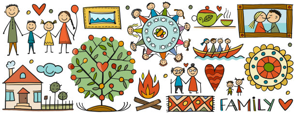 家庭生活父母和祖父母的家庭图片下载