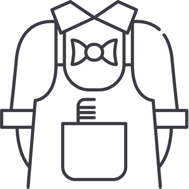 理发店图标线性孤立图片下载