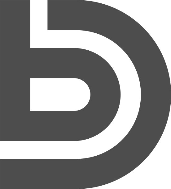 D b字母标志，字母标记，字母组合字体图片下载