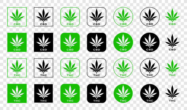 大麻二酚标志1图片下载