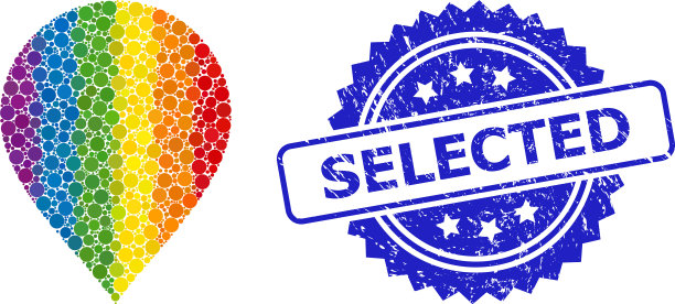 遇险选邮票及彩虹点图图片下载