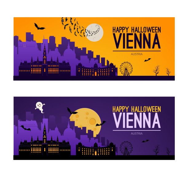 奥地利维也纳万圣节节日背景图片下载