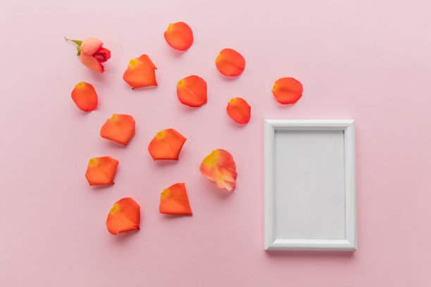 给母亲的贺卡，父母节。美丽的花卉模型与copyspace图片下载