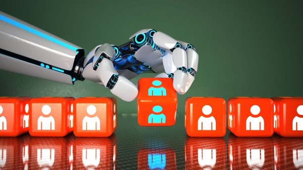 机器人手魔方人图片下载