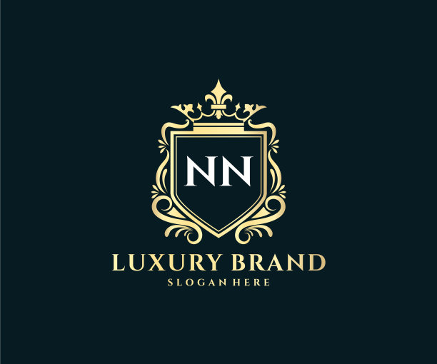 Nn首字母黄金书法女性图片下载