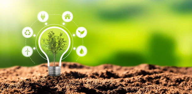 可再生、可持续能源概念图片下载