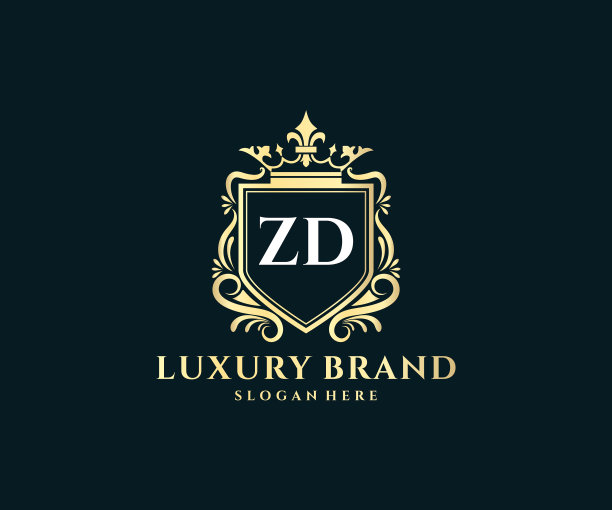 Zd首字母黄金书法女性图片下载