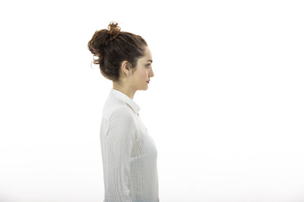 年轻女商人的肖像，谁是向前看的图片下载