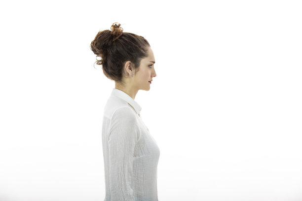 年轻女商人的肖像，谁是向前看的图片下载