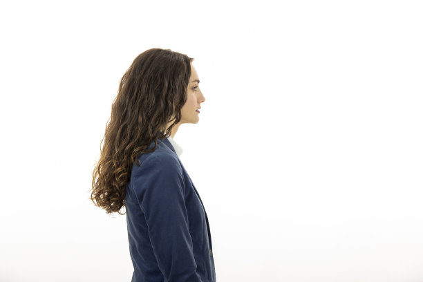 年轻女商人的肖像，谁是向前看的图片下载