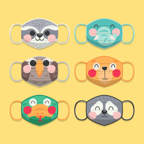 动物面罩收集图片下载