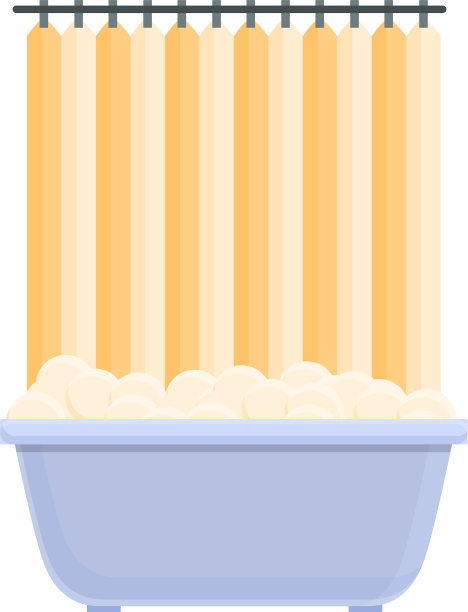 浴帘室内图标卡通风格图片下载