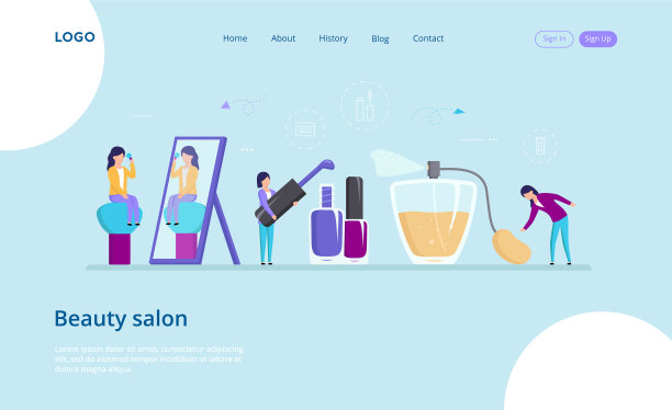 卡通片以平顶风格搭配图片下载