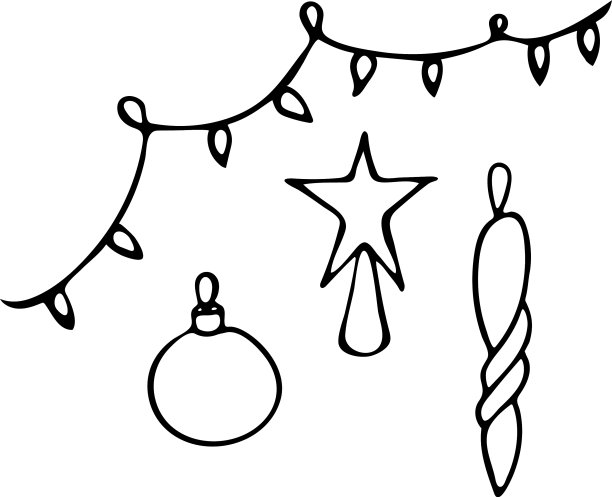 圣诞树装饰图片下载