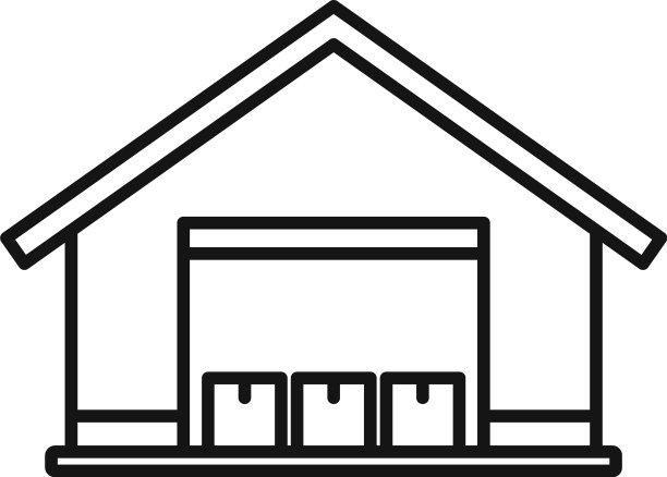 存储包裹仓库图标轮廓样式图片下载