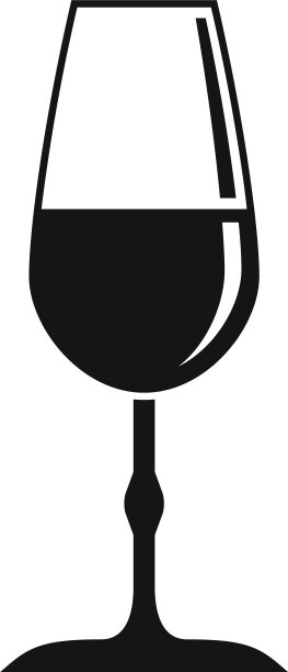 酒杯图标简单的风格图片下载