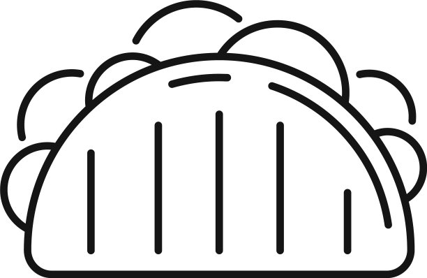 三明治图标轮廓样式图片下载