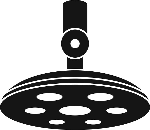 手术灯图标造型简单图片下载