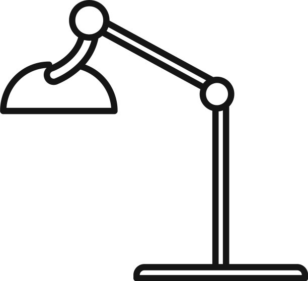 医院手术灯图标轮廓风格图片下载