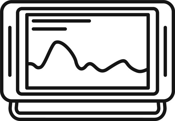 回声测深船图标轮廓样式图片下载