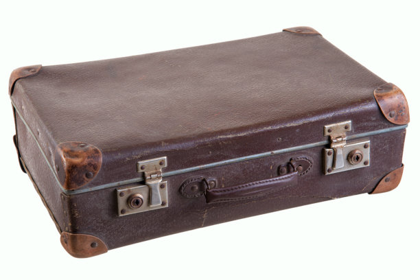 老式棕色手提箱图片下载