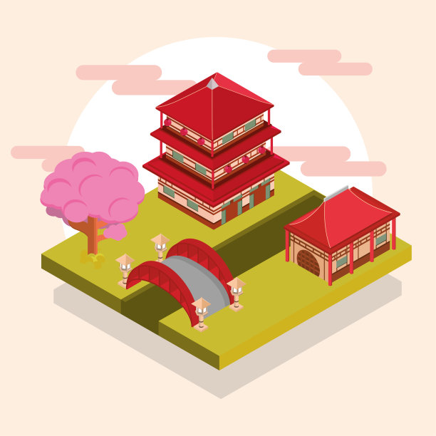 亚洲建筑房子图片下载