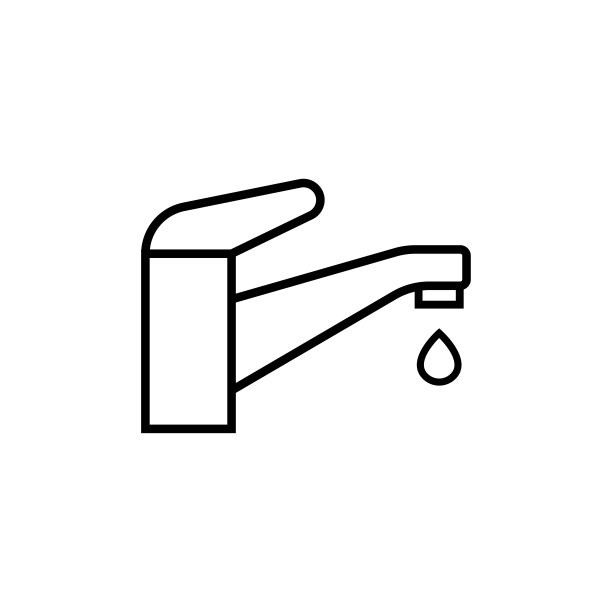水龙头与水滴图标为网络和移动图片下载