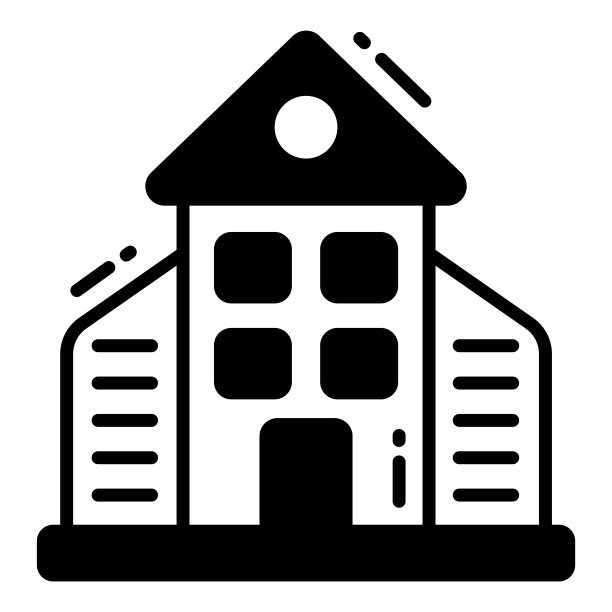 首页建筑图标相关地图位置和导航黑色图标。交通和旅行矢量图标。图片下载