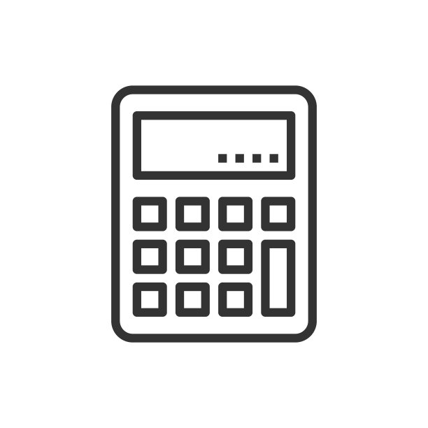 计算器教育图标矢量图图片下载